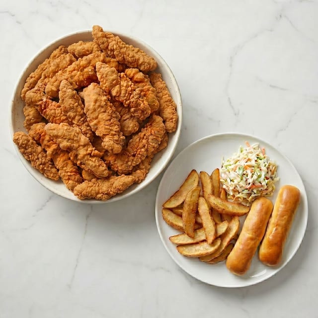 20 PC Chicken Tender Dinner.